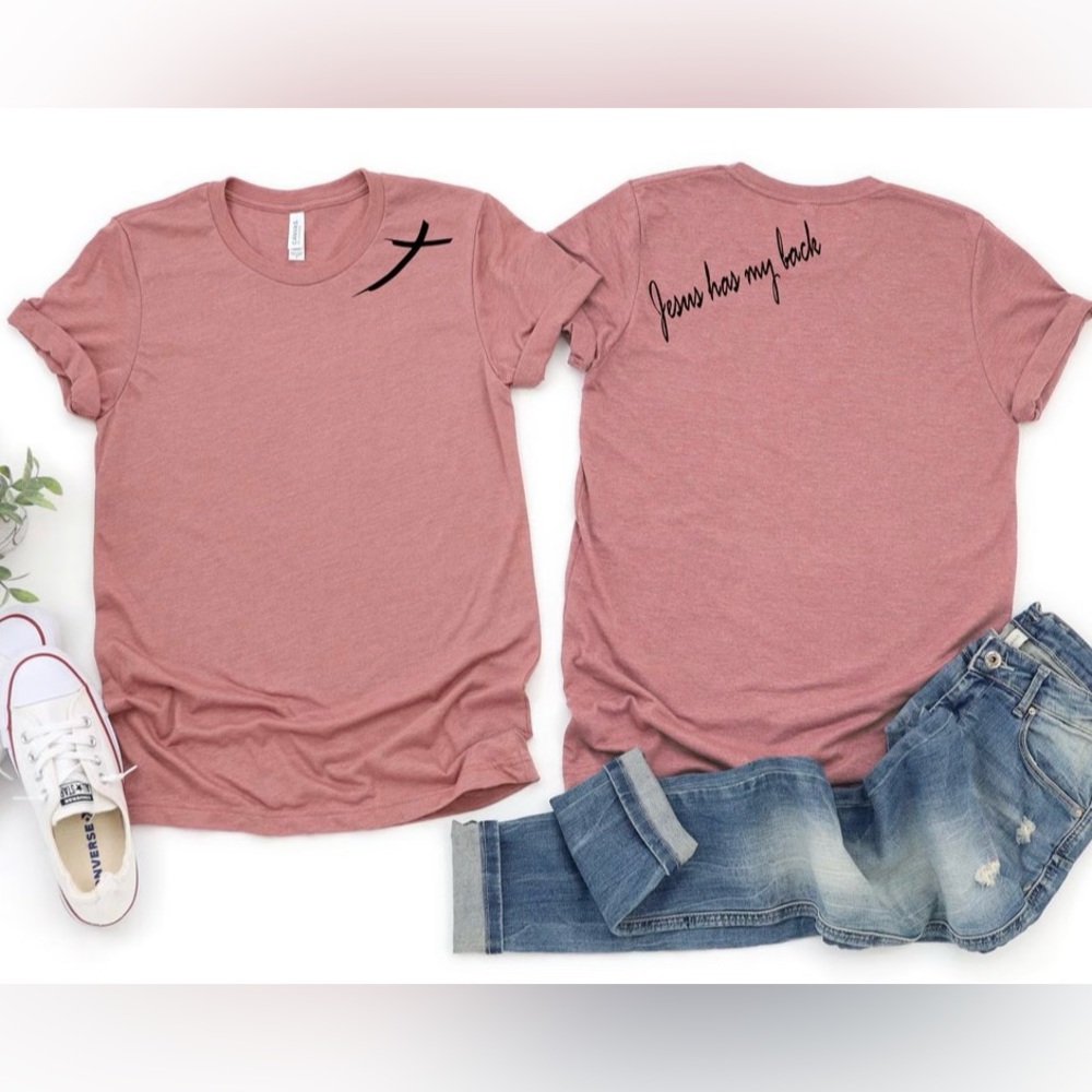 Jesus has my back tee — NWT 🫶🏻